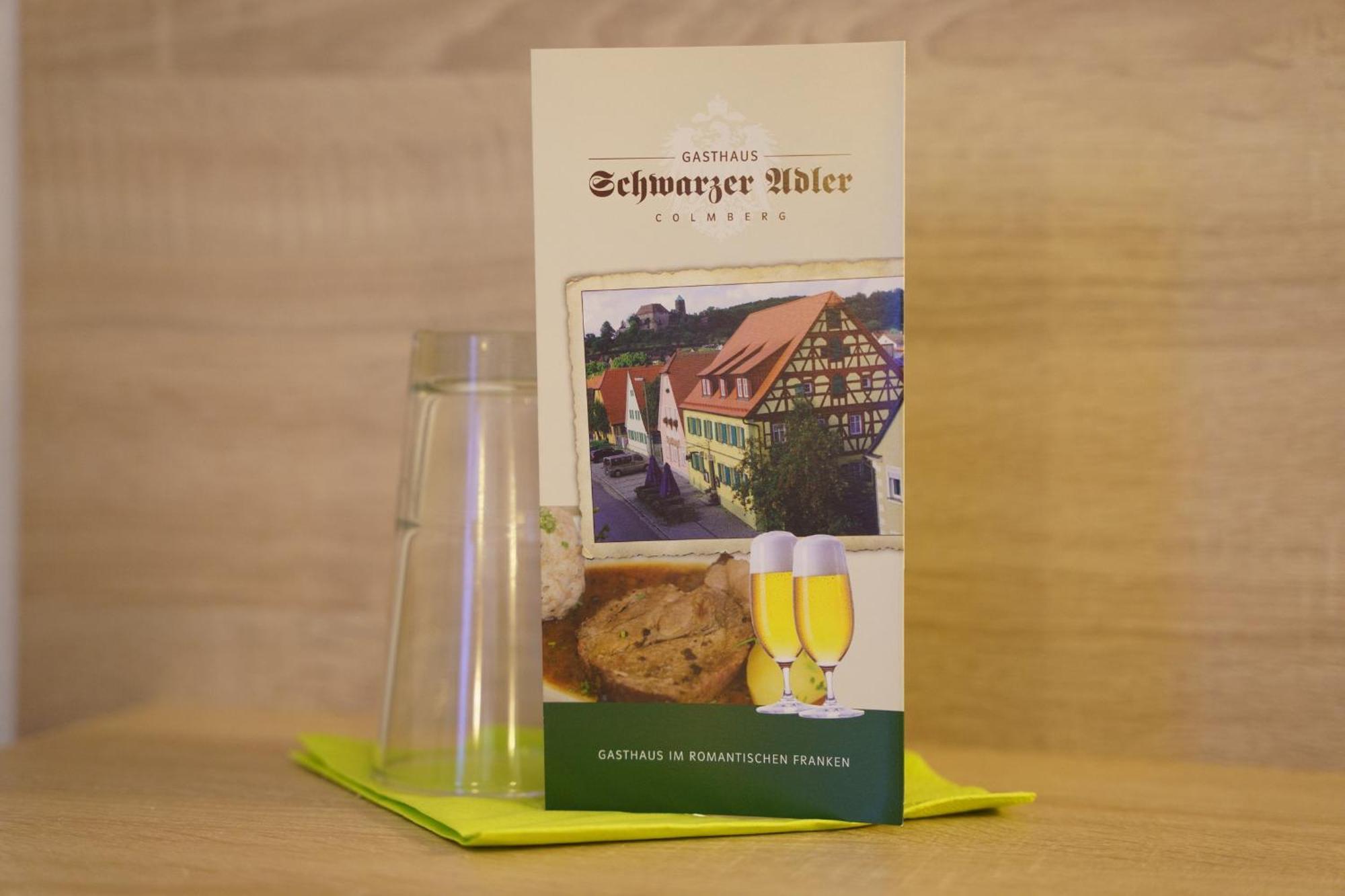 Gasthaus Schwarzer Adler Colmberg Exterior photo